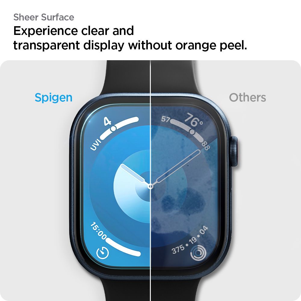 Spigen Elite Shield EZ FIT til Apple Watch 42mm Series, sæt med 2 dele, plastik AFL08580