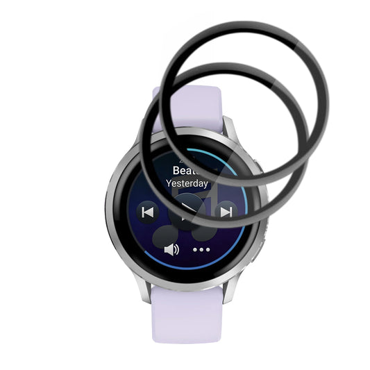 Beskyttelsesfilm Techsuit Nano Flex til Garmin Venu 4 41mm, Sæt med 2 stykker, Plastik, Sort