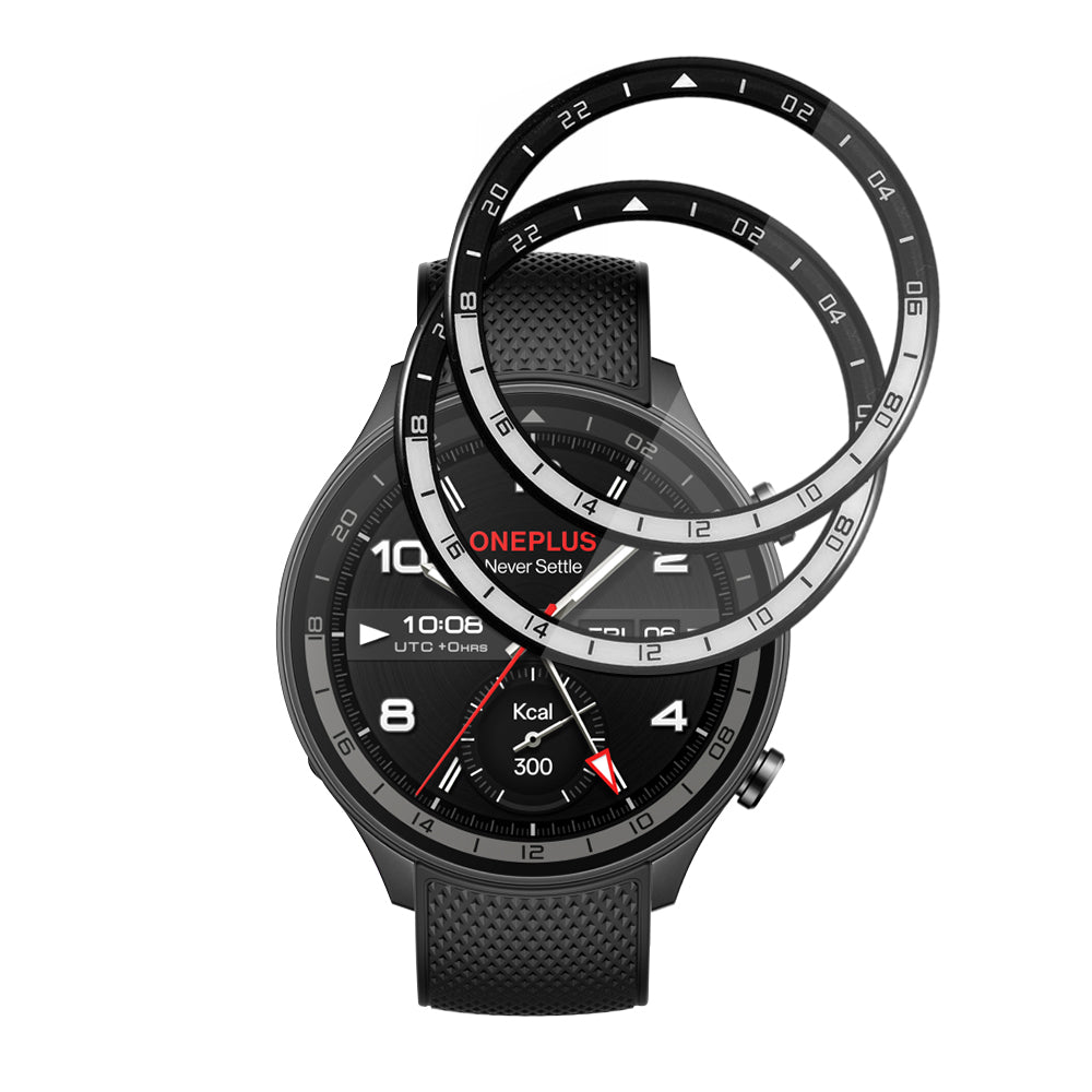 Beskyttelsesfilm Techsuit Nano Flex til OnePlus Watch 2R, Sæt med 2 stykker, Plastik, Sort