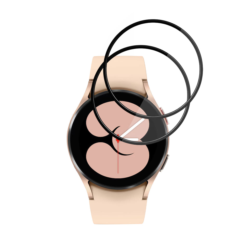 Beskyttelsesfilm Techsuit Nano Flex til Samsung Galaxy Watch4 40mm, Sæt med 2 stykker, Plastik, Sort