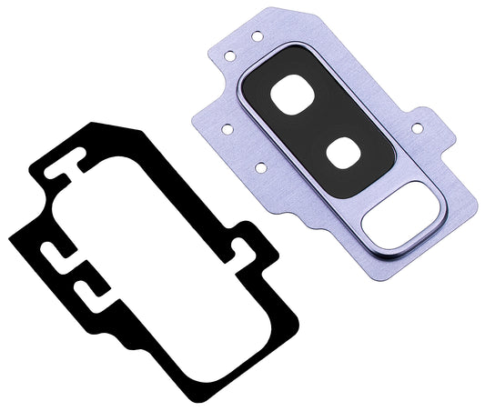 Bageste kameraglas Samsung Galaxy S9+ G965, med ramme, Blå