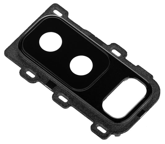 Bageste kameraglas Samsung Galaxy A6 Plus (2018) A605, med ramme, Sort