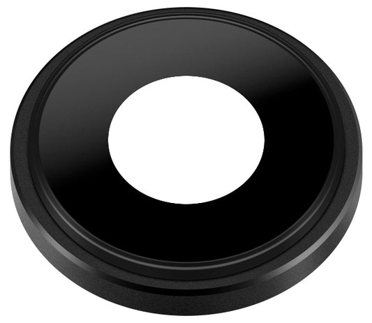 Apple iPhone XR Back Camera Glass, med ramme, sort