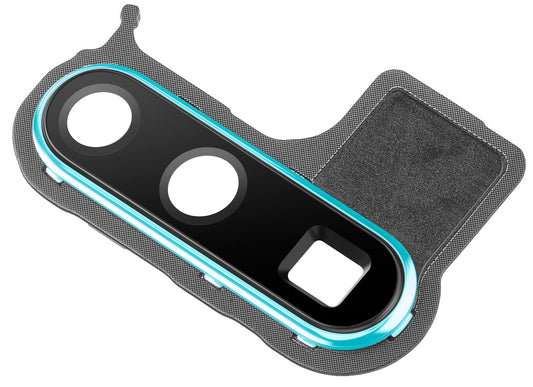Bageste kameraglas Huawei P30 Pro, med ramme, blå