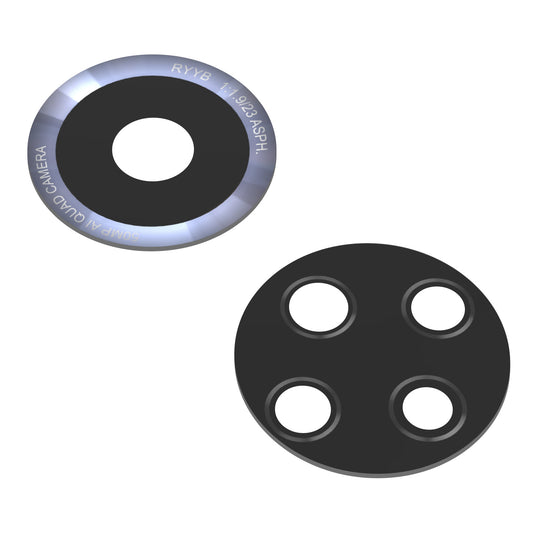 Bageste kameraglas Huawei nova 9, Wide + UltraWide + Macro + Depth, Sort