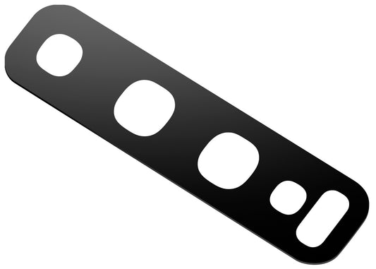 Glas til bagkamera Samsung Galaxy S10+ G975 / S10 G973, Sort