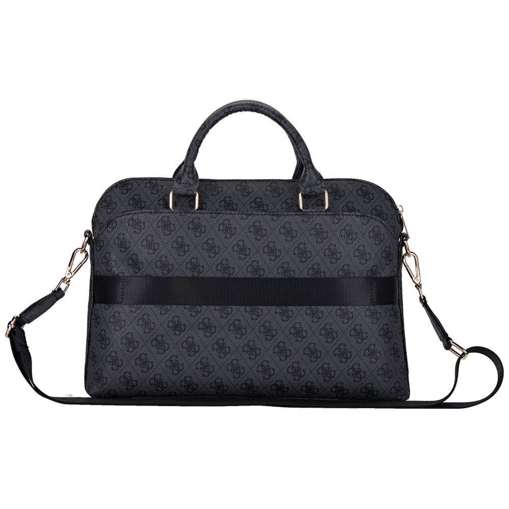 Guess 4G Triangle Logo taske til 15 tommer laptop, sort