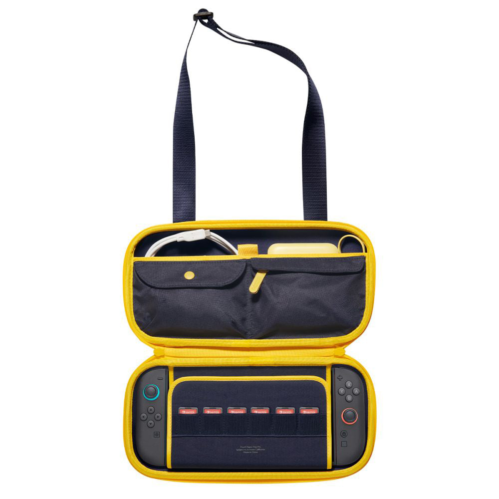 Spigen Nano Pop Pro beskyttelsestaske til Nintendo Switch 2, Marineblå AGP09565