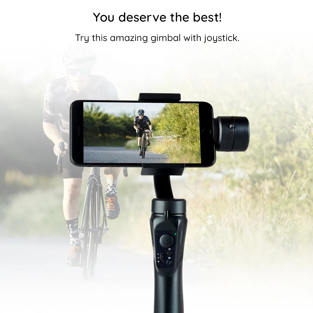 Gimbal Stabilisator Techsuit H4, Sort