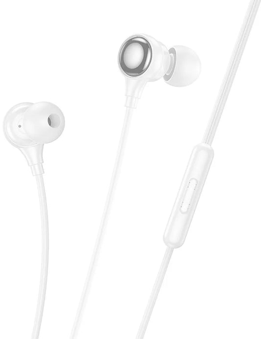 Handsfree 3.5mm HOCO M116, Hvid