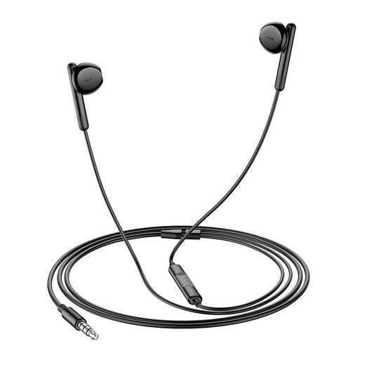 Handsfree 3.5mm HOCO M93, Sort