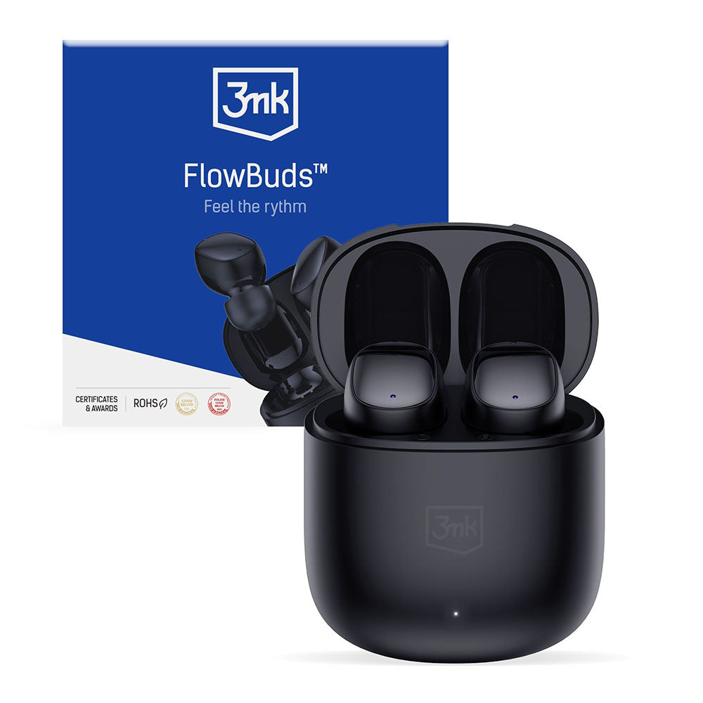 Handsfree Bluetooth 3MK FlowBuds, TWS, Sort