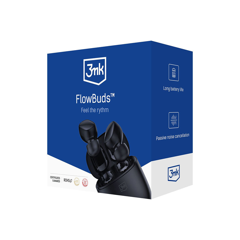 Handsfree Bluetooth 3MK FlowBuds, TWS, Sort