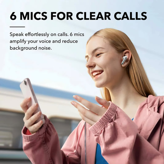Bluetooth Handsfree Anker SoundCore Liberty 4 NC, TWS, ANC, MultiPoint, White A3947G21