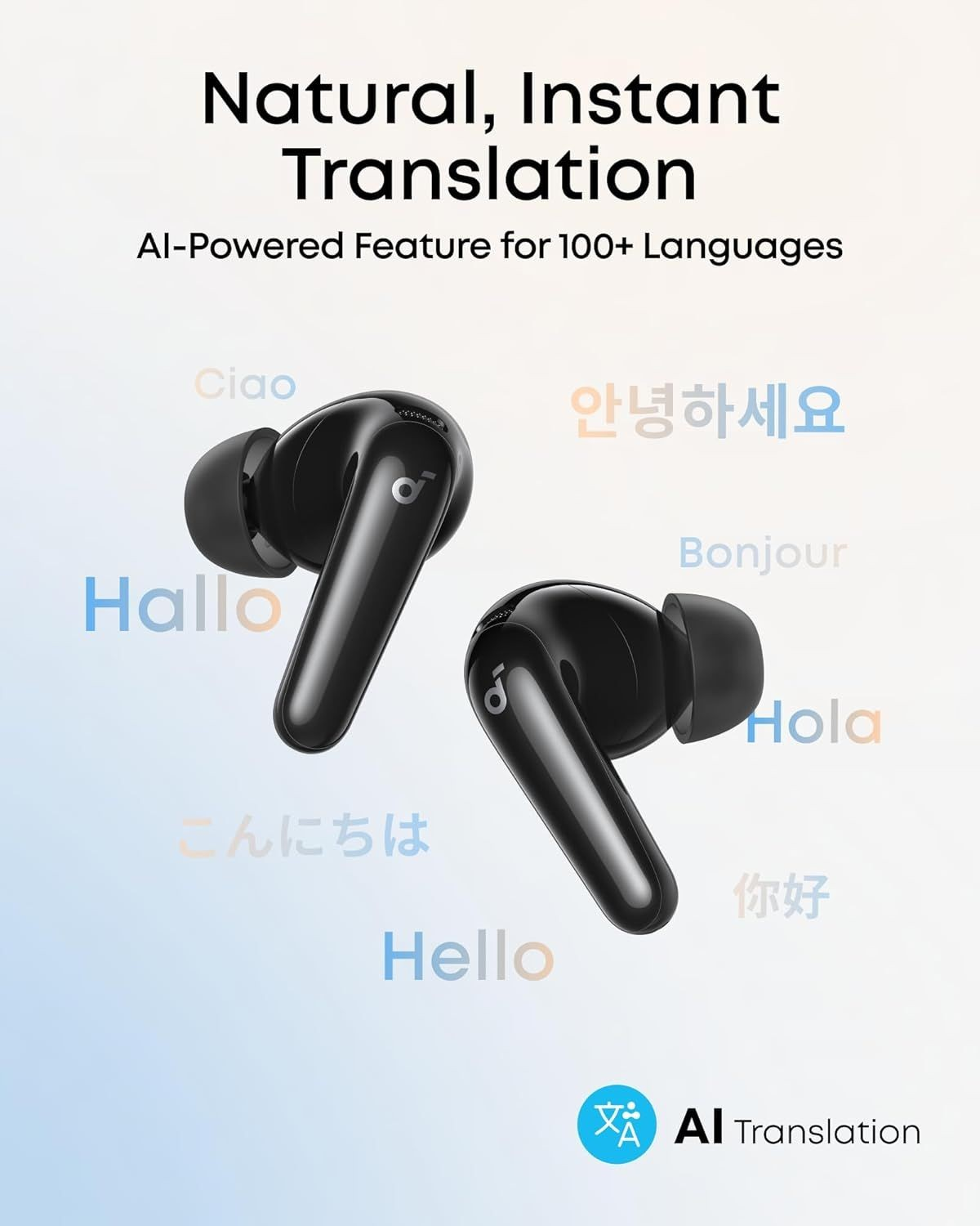 Handsfree Bluetooth Anker Soundcore R60i, TWS, ANC, Sort D1202G11