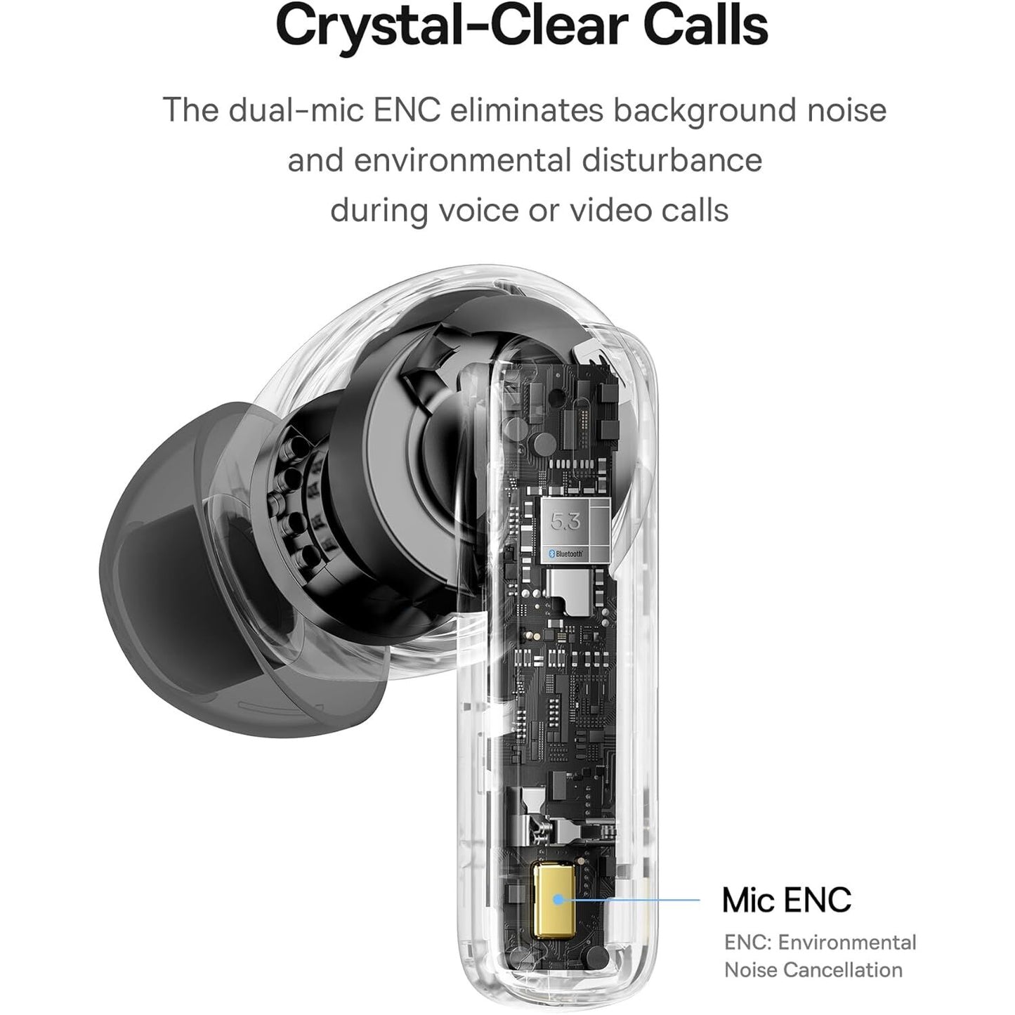 Handsfree Bluetooth Baseus Bowie E20, TWS, Sort A00069700113-00