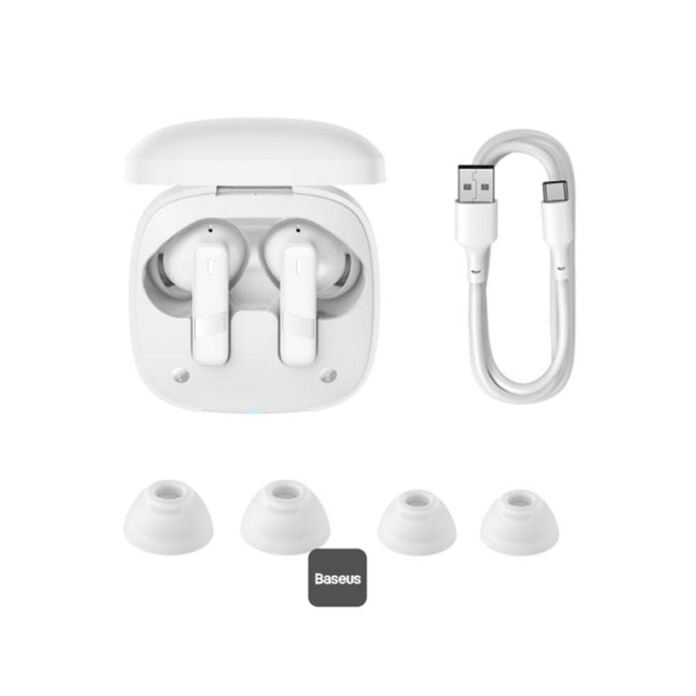 Handsfree Bluetooth Baseus Bowie E20, TWS, Hvid A00069700223-00