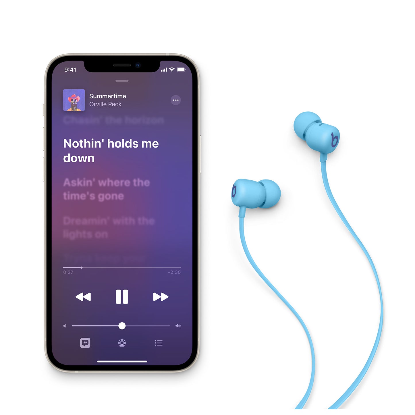 Handsfree Bluetooth Beats Flex, A2DP, Blå MYMG2ZM/A