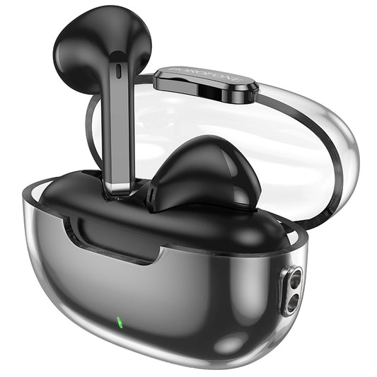 Handsfree Bluetooth Borofone BW46 Ice Flake, TWS, Sort