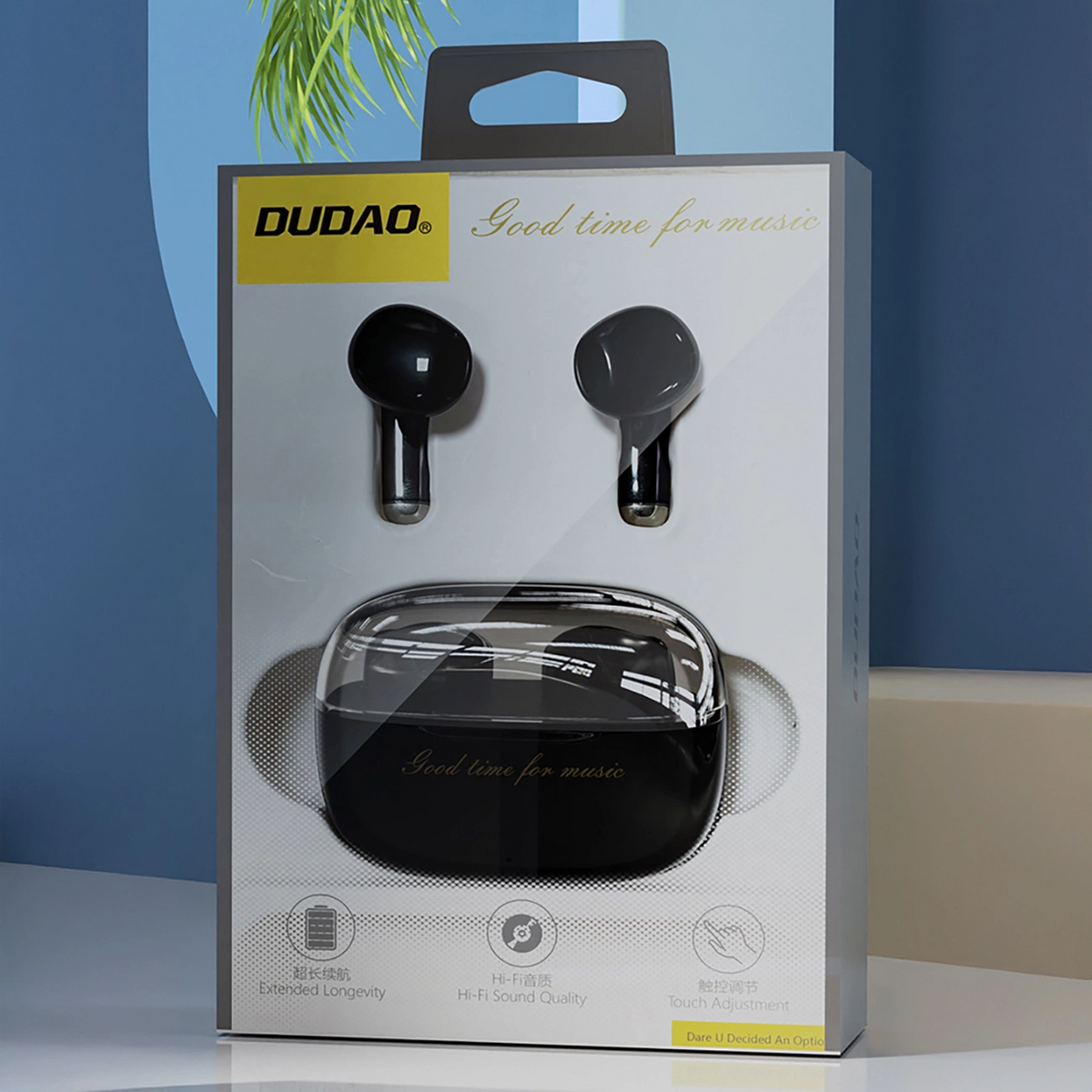 Handsfree Bluetooth Dudao U8, TWS, Sort