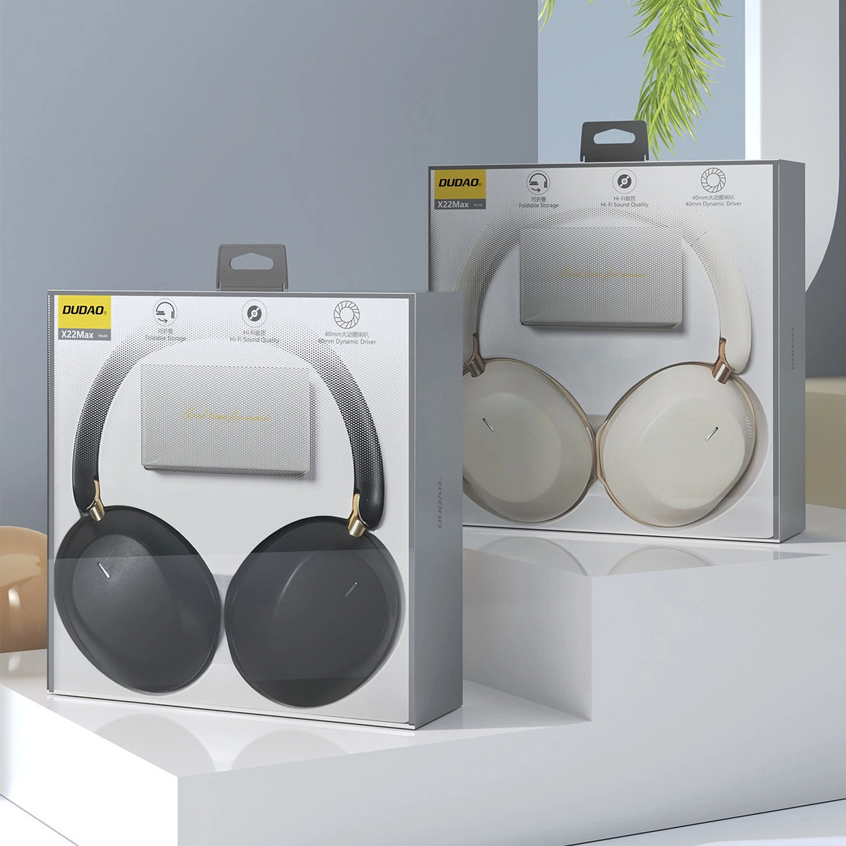 Handsfree Bluetooth Dudao X22 Max, A2DP, ANC, Sort