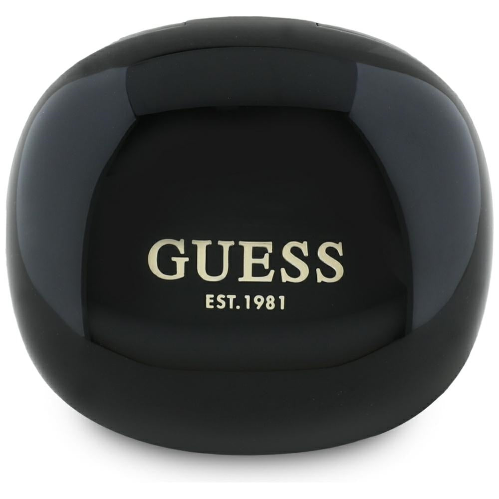 Handsfree Bluetooth Guess Flat Classic Logo Electroplated, TWS, Sort