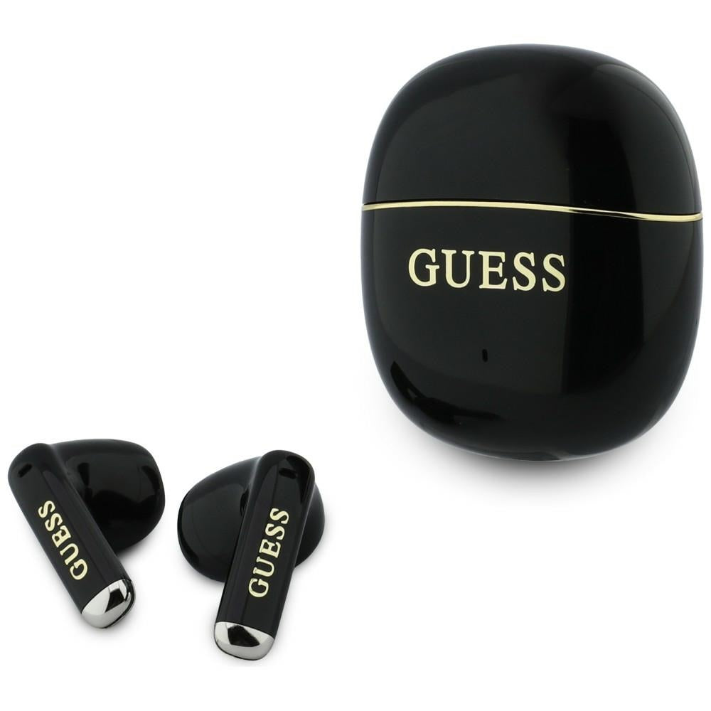 Handsfree Bluetooth Guess Glossy Gold Line Classic, TWS, Sort