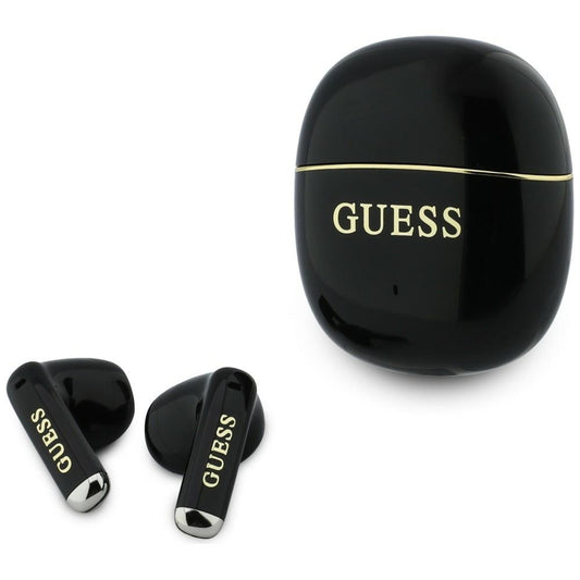 Handsfree Bluetooth Guess Glossy Gold Line Classic, TWS, Sort