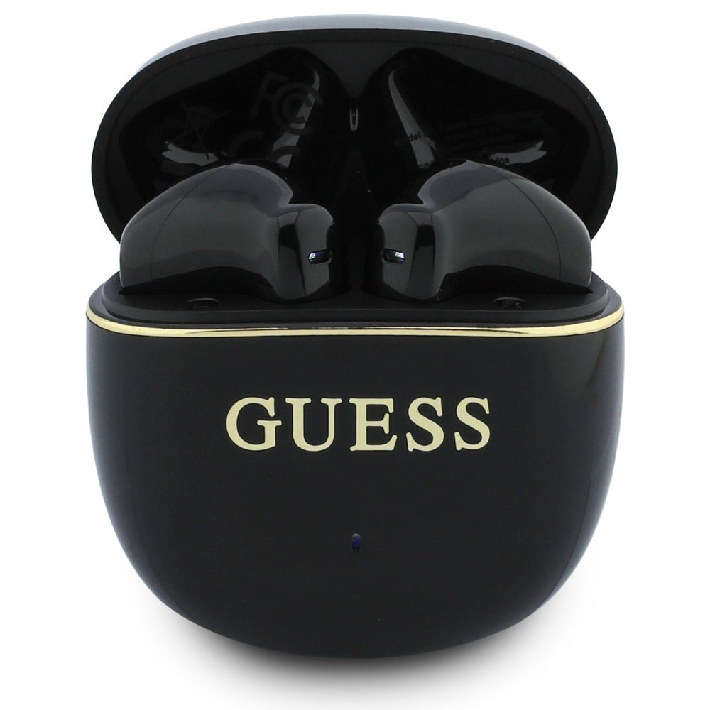 Handsfree Bluetooth Guess Glossy Gold Line Classic, TWS, Sort