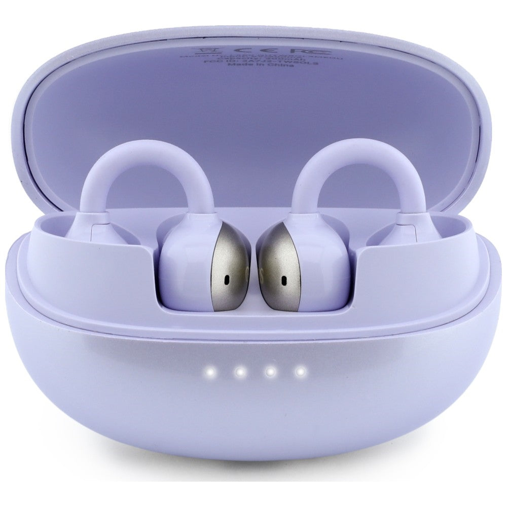 Handsfree Bluetooth Guess Metalisk Finish Elektropolerede Dele Klassisk, TWS, Lilla