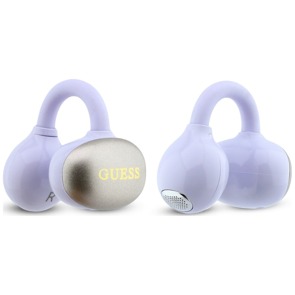Handsfree Bluetooth Guess Metalisk Finish Elektropolerede Dele Klassisk, TWS, Lilla
