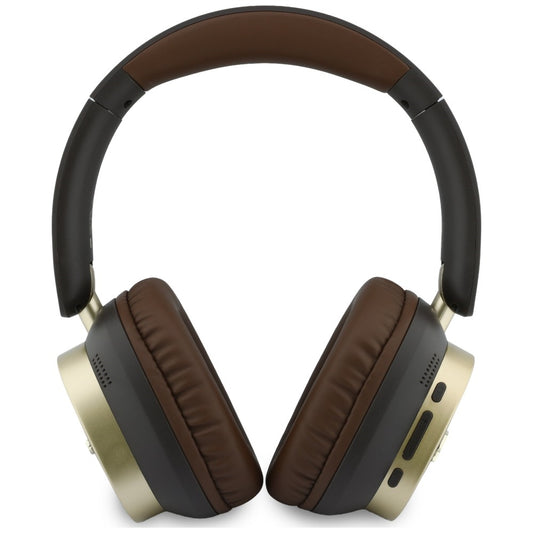 Handsfree Bluetooth Guess Rectangle Metal Script, A2DP, Brown