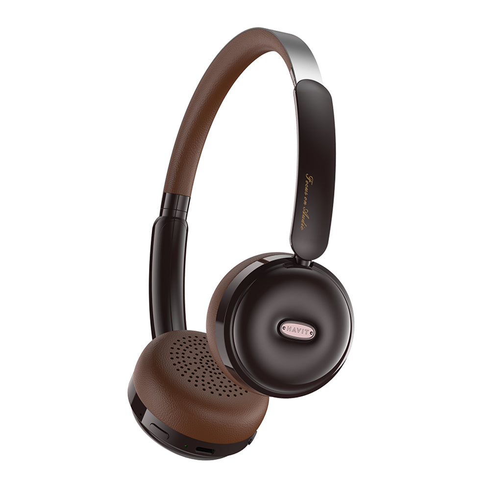 Handsfree Bluetooth HAVIT H616BT, A2DP, Brun