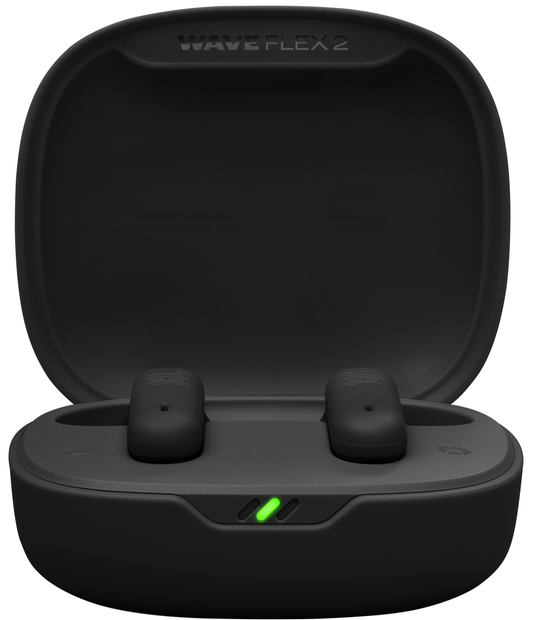 Handsfree Bluetooth JBL Wave Flex 2, TWS, ANC, MultiPoint, Sort JBLWFLEX2BLK