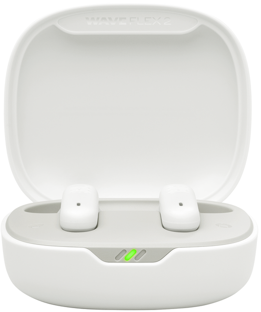 Handsfree Bluetooth JBL Wave Flex 2, TWS, ANC, MultiPoint, Hvid JBLWFLEX2WHT