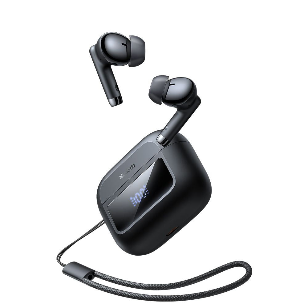 Handsfree Bluetooth McDodo HP-3290 B04 Display, TWS, Sort