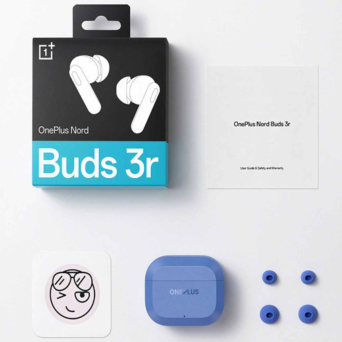 Handsfree Bluetooth OnePlus Nord Buds 3R, TWS, MultiPoint, Blå 5481159040