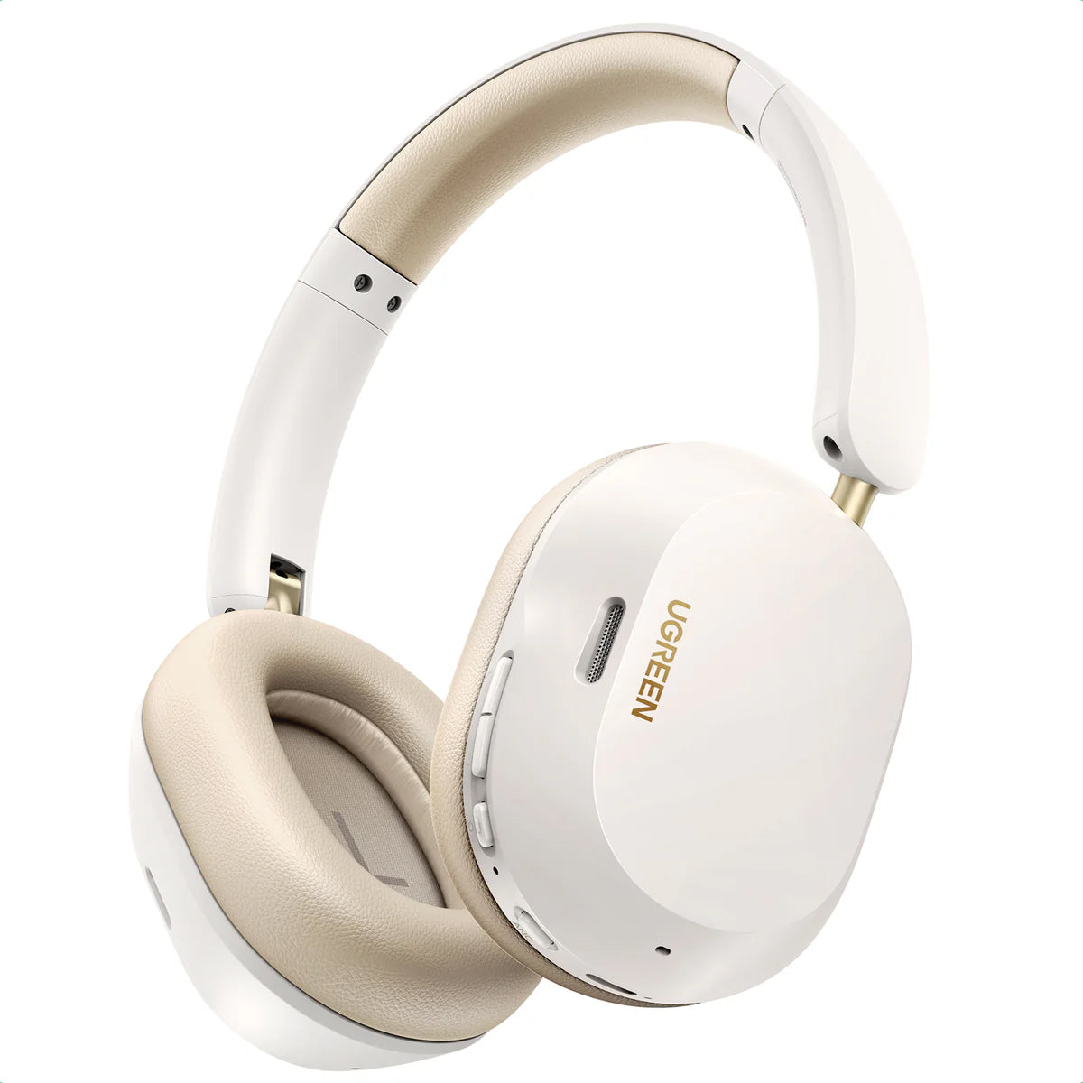 Handsfree Bluetooth UGREEN HiTune Max5C HP203, A2DP, ANC, Hvid
