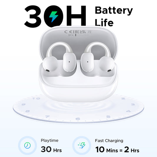 Handsfree Bluetooth UGREEN S6 ClipBuds Magic WS208, TWS, Hvid