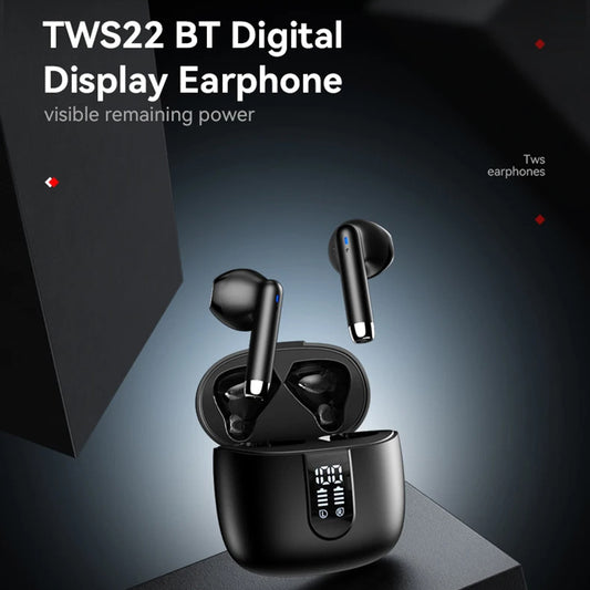 Handsfree Bluetooth Yesido TWS22, TWS, Sort