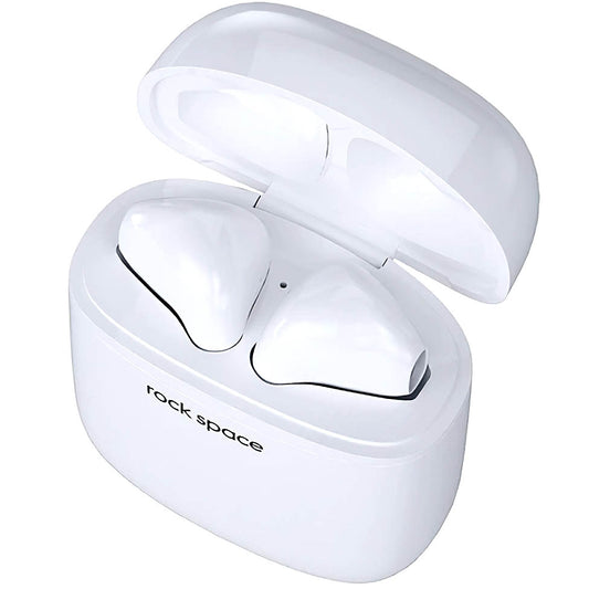 Handsfree Bluetooth Rock Space EB100, TWS, Hvid