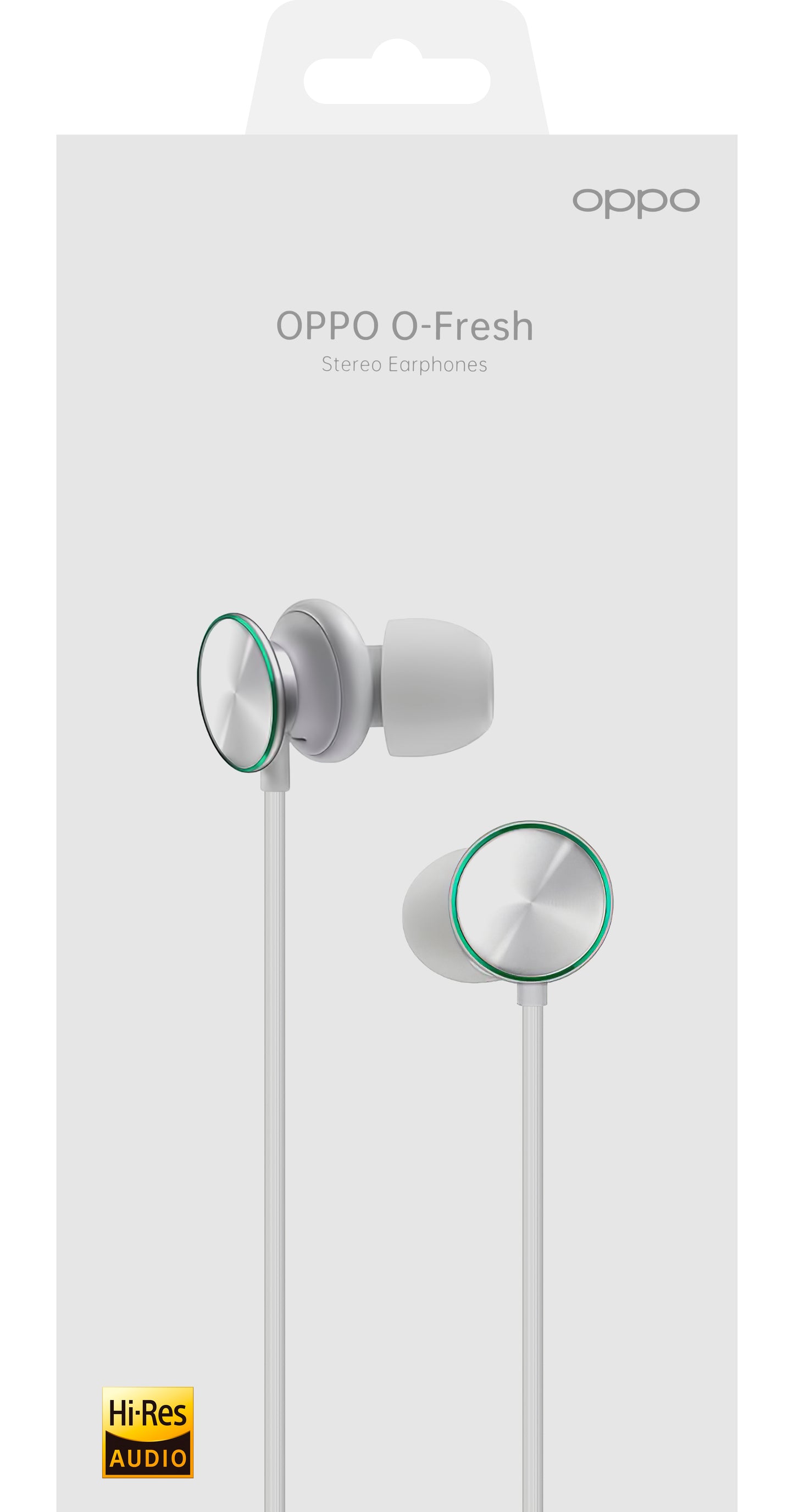 Handsfree 3,5 mm Oppo MH151, Grå