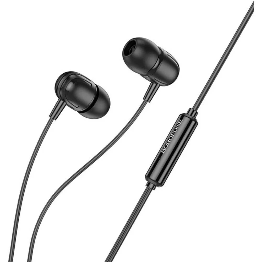 Handsfree USB-C Borofone BM77 Delicious, Sort