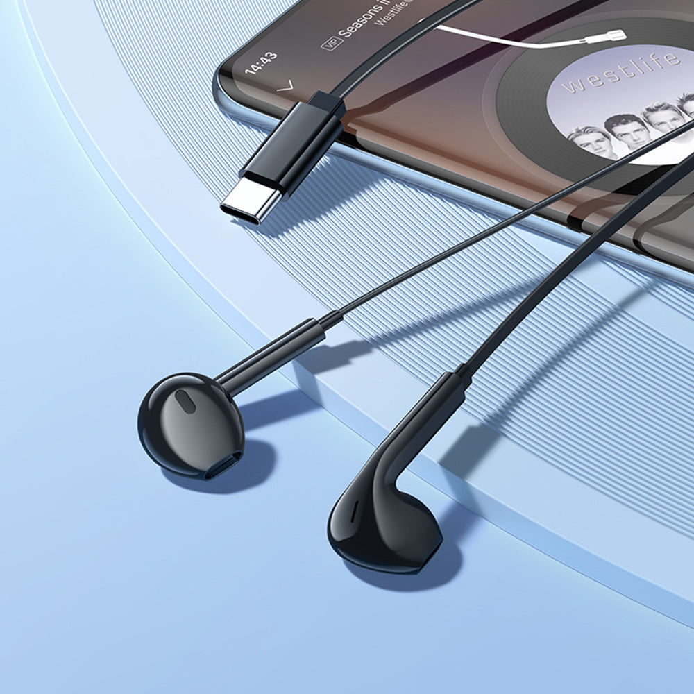 Handsfree USB-C Borofone BM99 Star, Sort