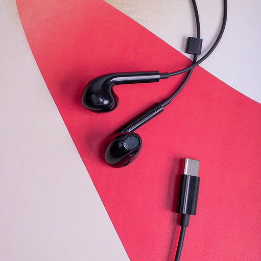 Handsfree USB-C MaXlife MXEP-04, Sort