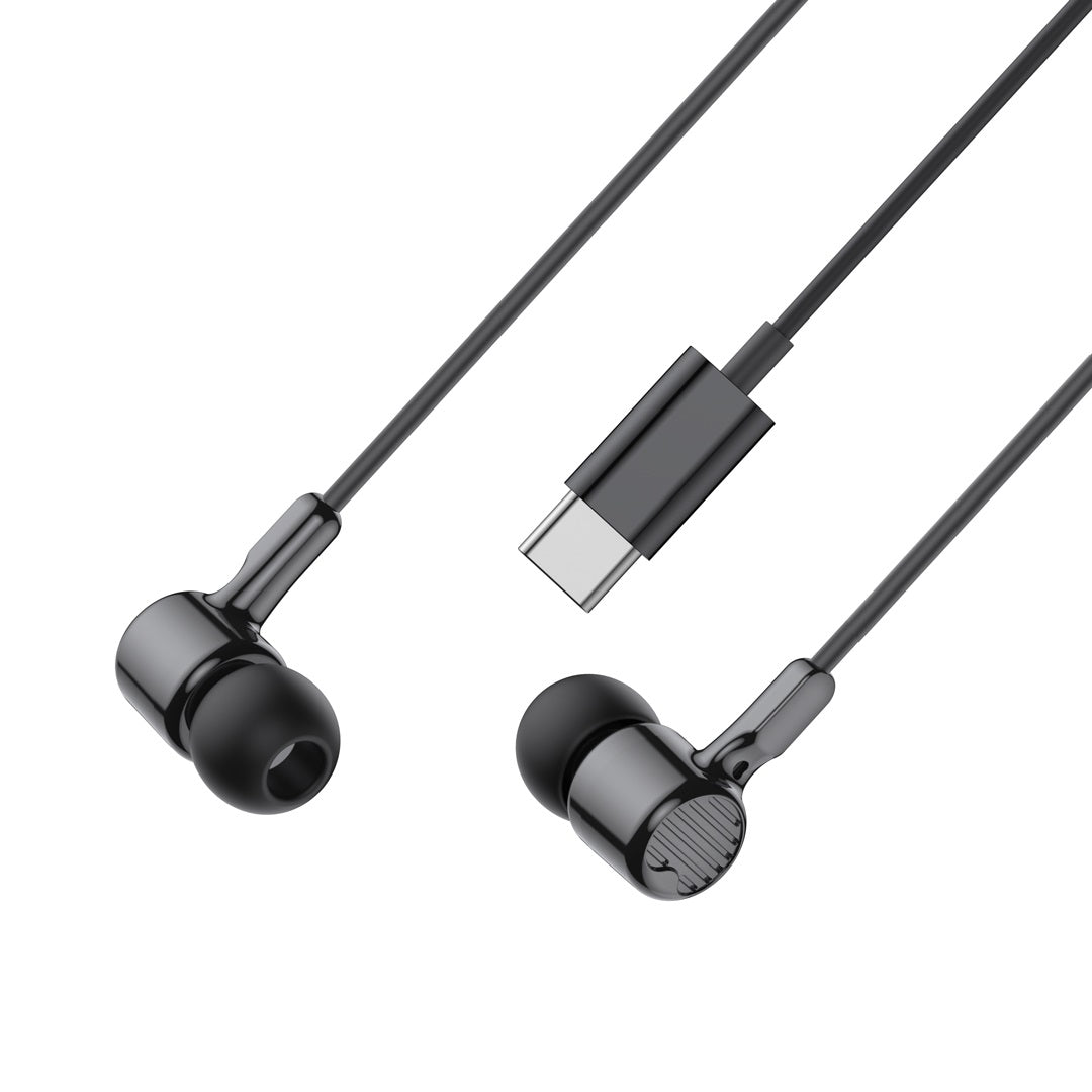 Handsfree USB-C XO Design EP81, Sort