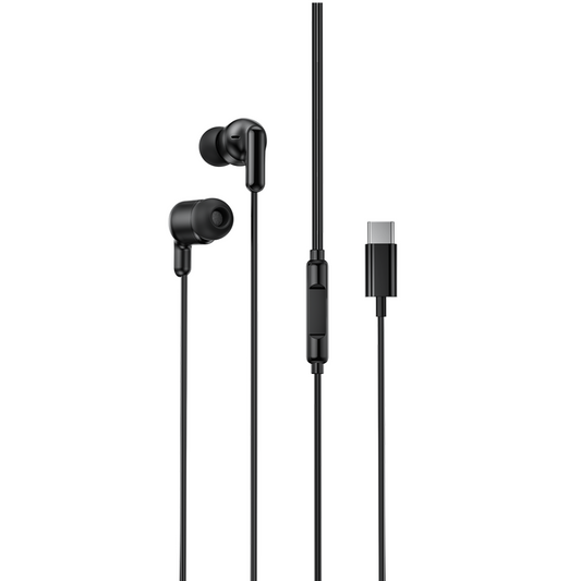 Handsfree USB-C XO Design EP84, Sort