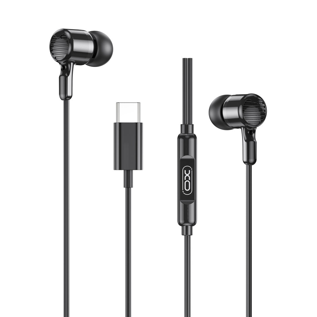 Handsfree USB-C XO Design EP81, Sort