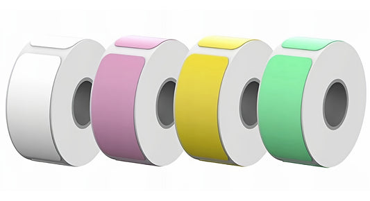 Selvklæbende Etiket Rulle til Label Era Printer, Sæt med 12 stk