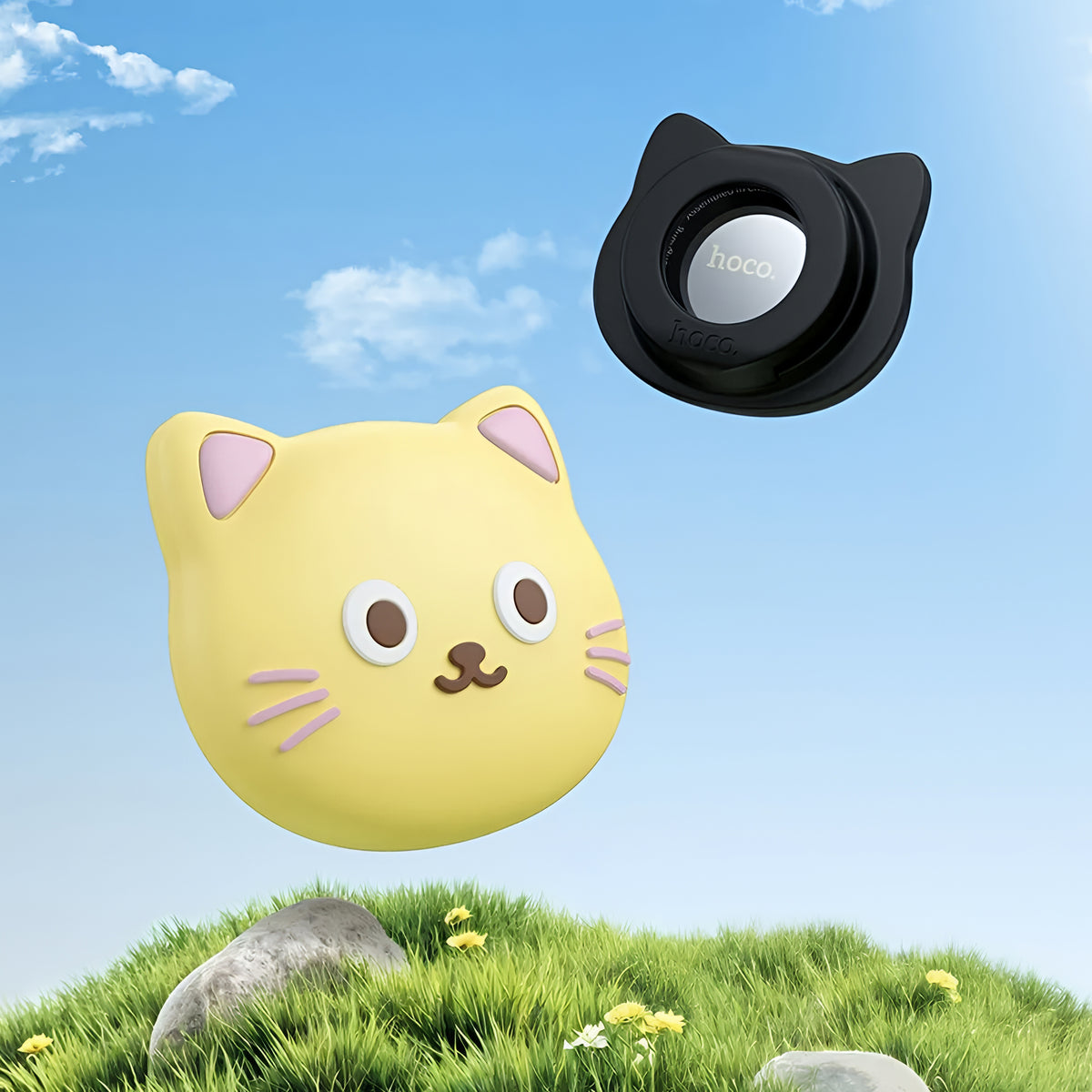 HOCO SmartTag E91D Cat til iOS-serien, Beige